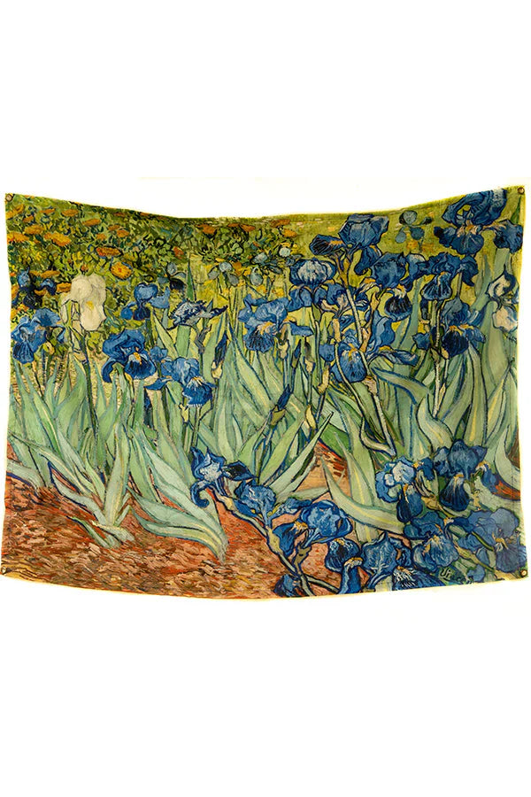 Van Gogh: Irises Tapestry - Decorium Tapestries