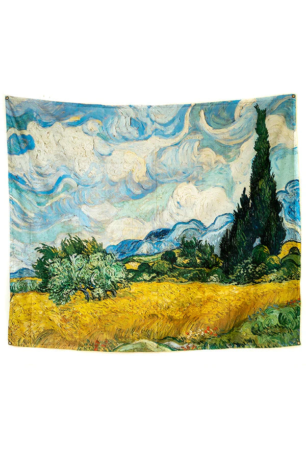 Van Gogh: Wheat Field Tapestry - Decorium Tapestries