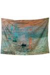 Monet: Impressionist Sunrise Tapestry - Decorium Tapestries