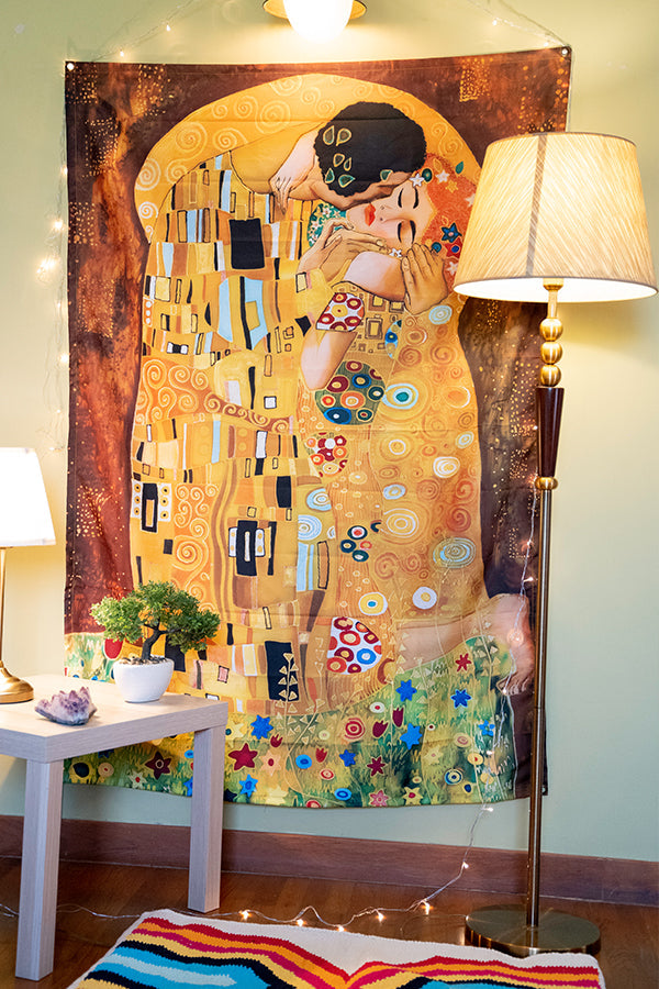 Klimt: The Kiss Tapestry - Decorium Tapestries