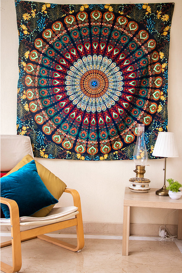 Indian Mandala Tapestry - Decorium Tapestries