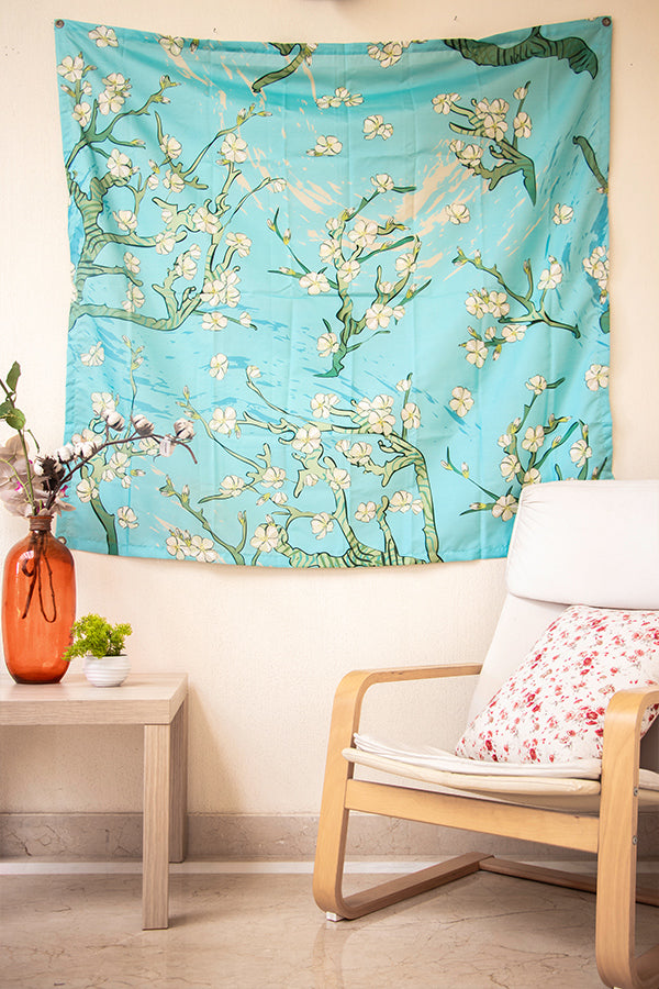 Van Gogh: Almond Blossoms Tapestry - Decorium Tapestries