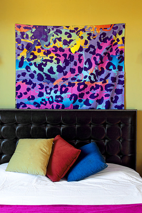 Abstract Leopard Skin Tapestry - Decorium Tapestries
