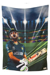 Babar Azam tapestry - Decorium Tapestries