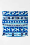 Blue Christmas Pattern Tapestry - Decorium Tapestries