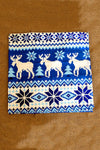 Blue Christmas Pattern Tapestry - Decorium Tapestries