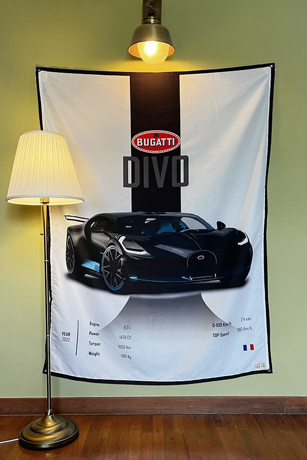 Bugatti Divo Tapestry