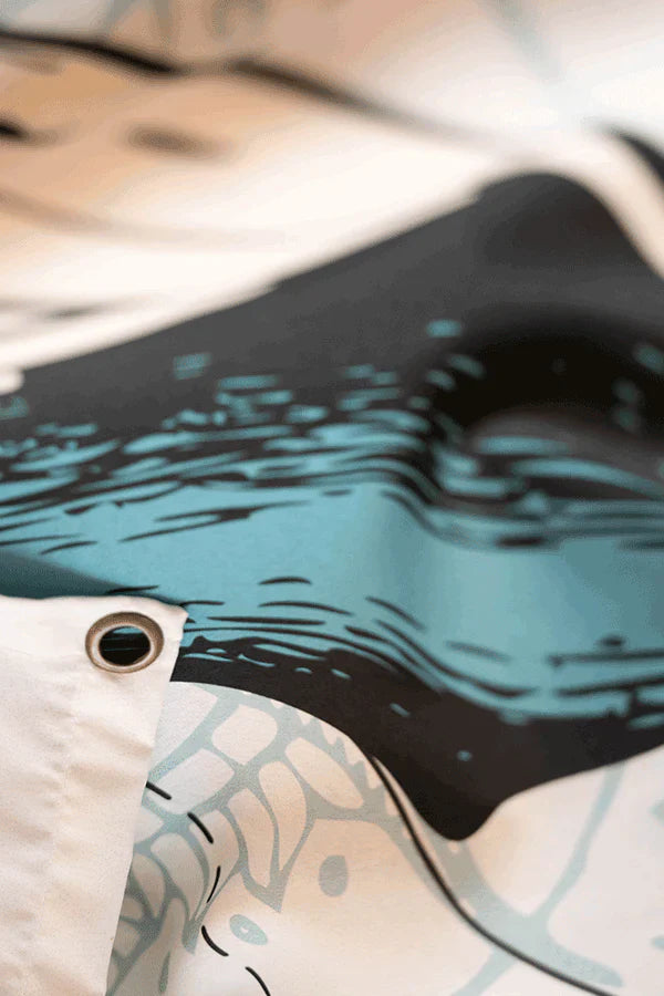 Nautical Whale Tapestry - Decorium Tapestries