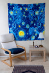 Abstract Starry Night Tapestry - Decorium Tapestries