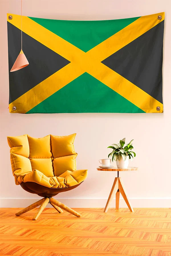 Jamaican Flag Tapestry - Decorium Tapestries