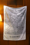 Lahore Map Tapestry - Decorium Tapestries