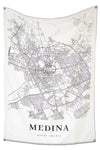 Madinah Map Tapestry - Decorium Tapestries