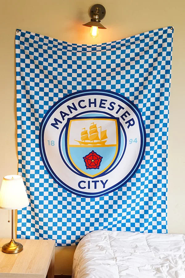 Manchester City (Man City) Tapestry - Decorium Tapestries