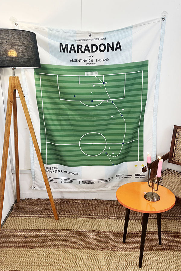 Maradona: Hand of God Goal Tapestry