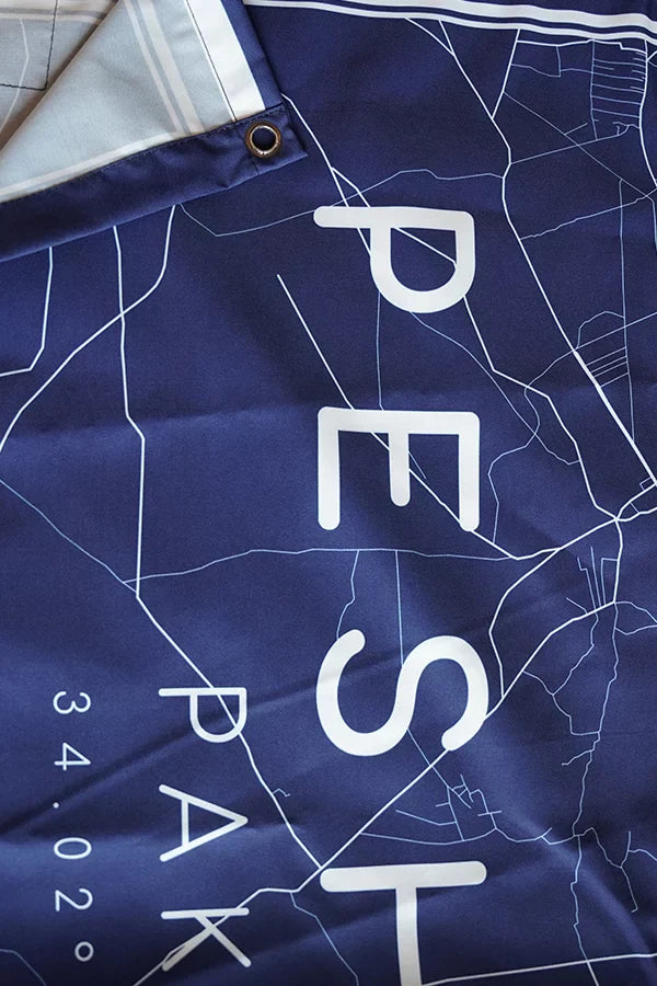 Peshawar Map Tapestry - Decorium Tapestries