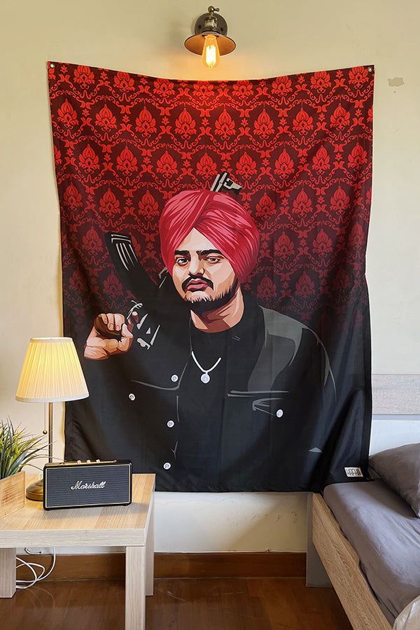 Sidhu Moosewala Tapestry