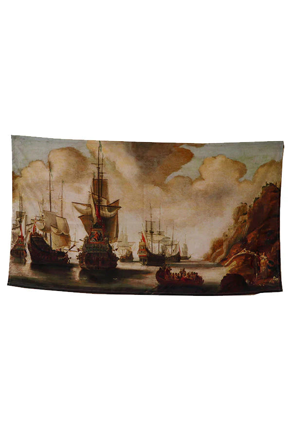 Trade Ship Tapestry - Decorium Tapestries