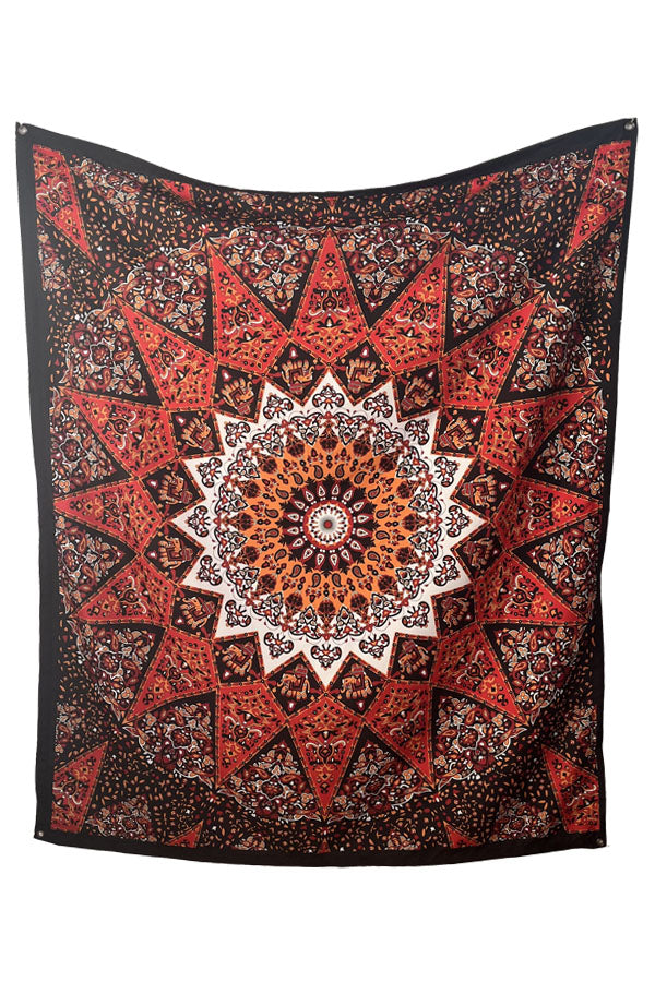 Tribal Mandala Tapestry