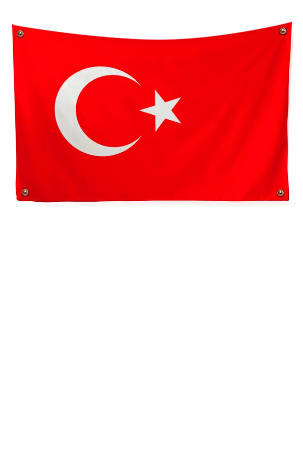 Turkish Flag Tapestry - Decorium Tapestries