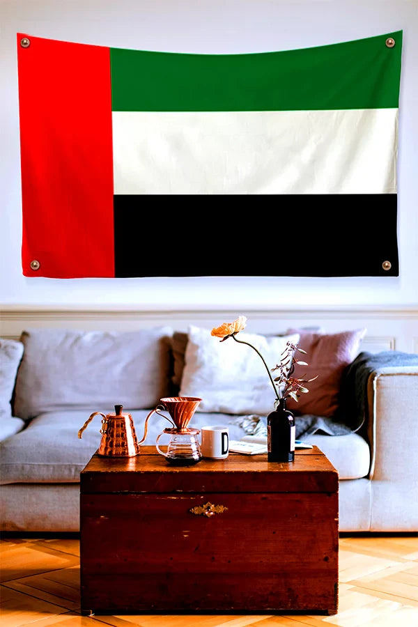UAE Flag Tapestry - Decorium Tapestries
