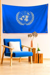 United Nations flag Tapestry - Decorium Tapestries