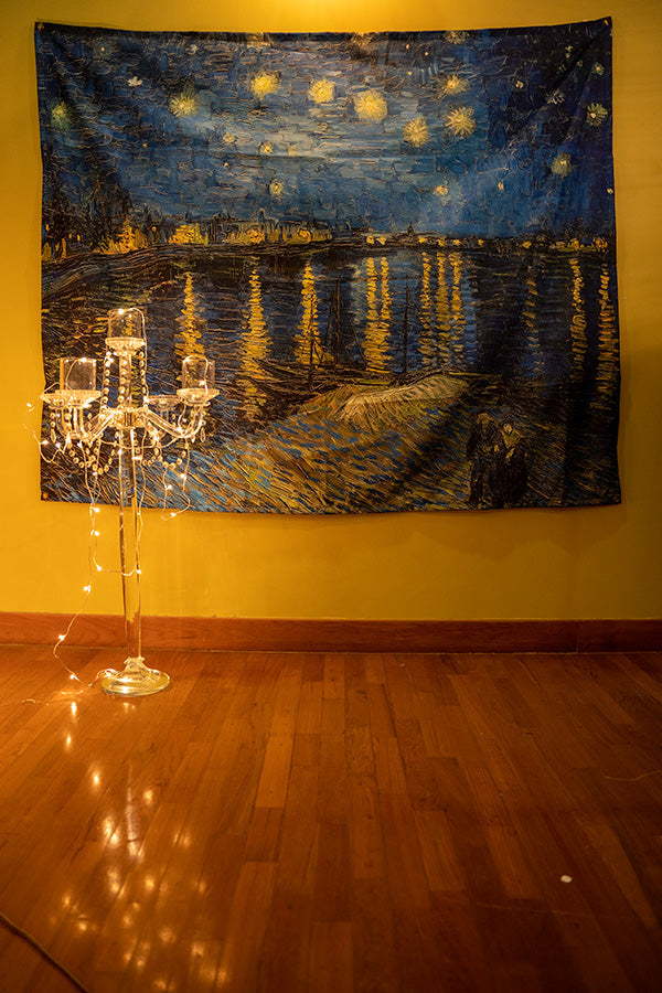 Van Gogh: Night Over The Rhone Tapestry - Decorium Tapestries