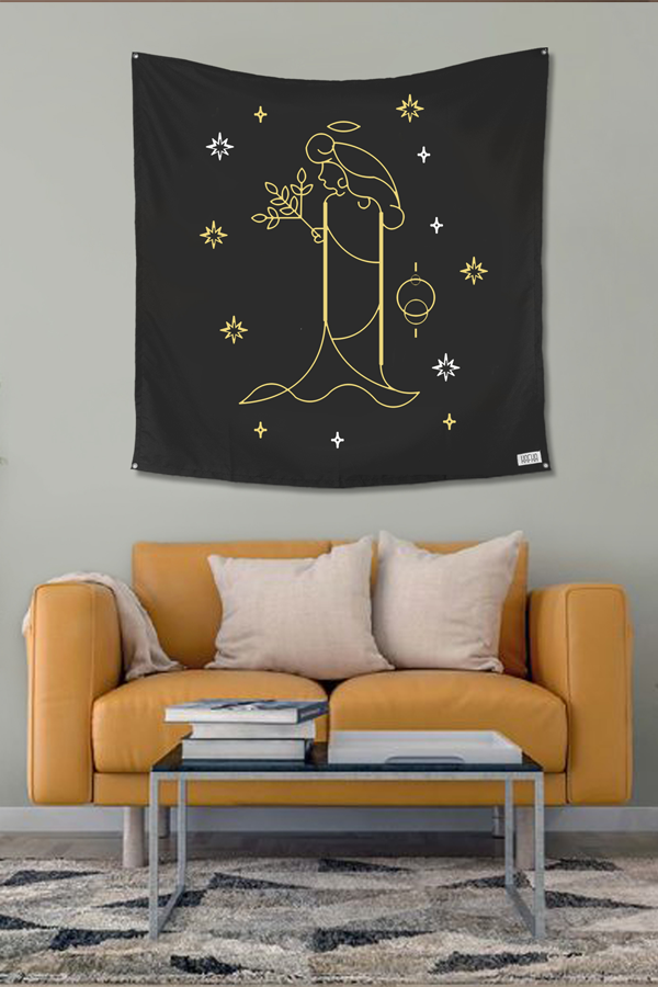 Virgo Tapestry - Decorium Tapestries
