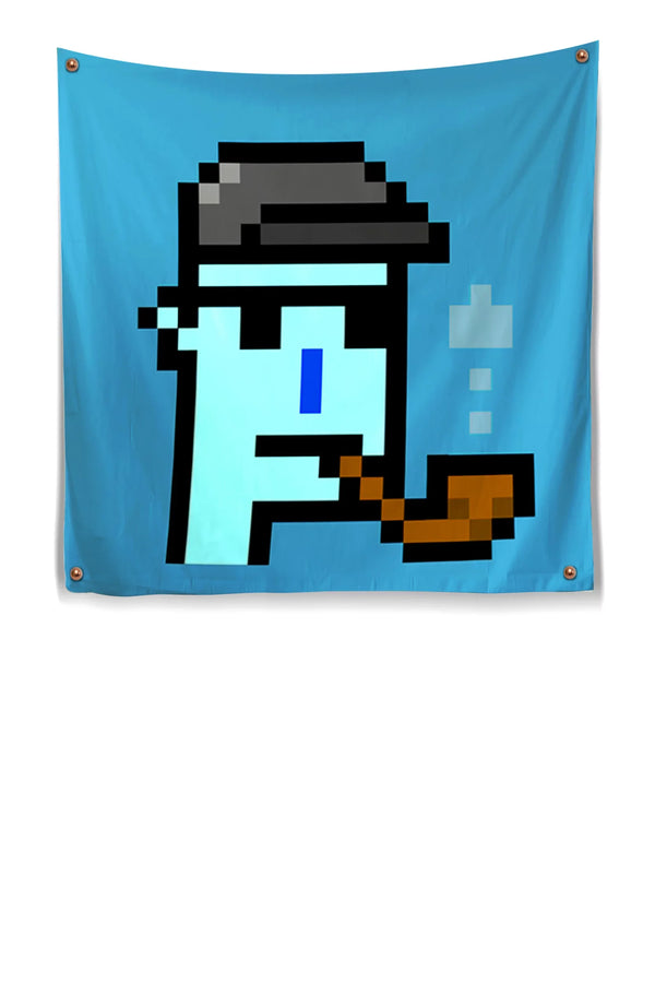 Crypto Punk Tapestry - Decorium Tapestries