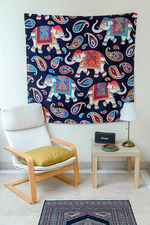 Boho Elephant Tapestry - Decorium Tapestries