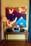 Fuji Birds Tapestry - Decorium Tapestries