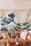 The Fuji Wave Tapestry - Decorium Tapestries