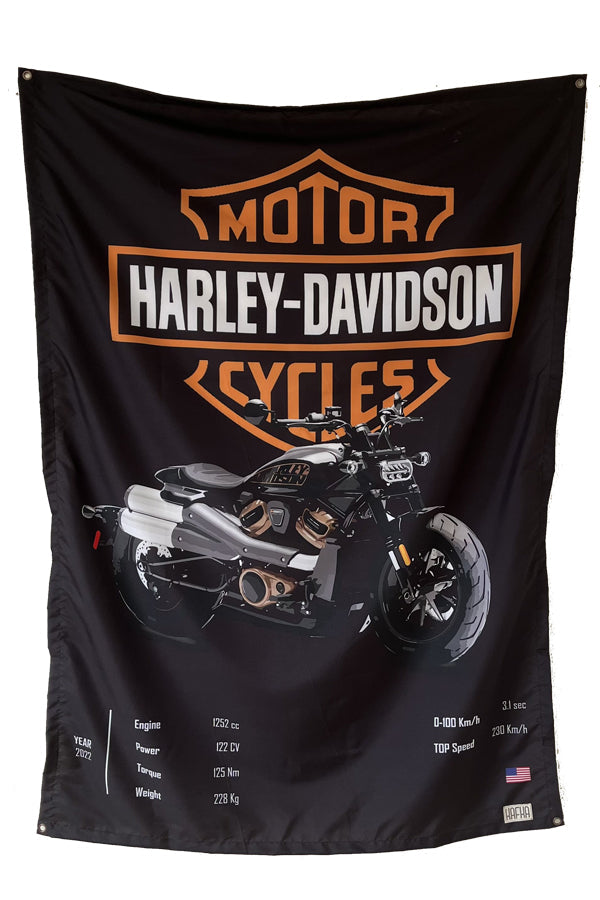 Harley Davidson Bike Tapestry