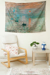 Monet: Impressionist Sunrise Tapestry - Decorium Tapestries