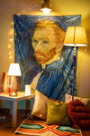Van Gogh: Self Portrait Tapestry - Decorium Tapestries