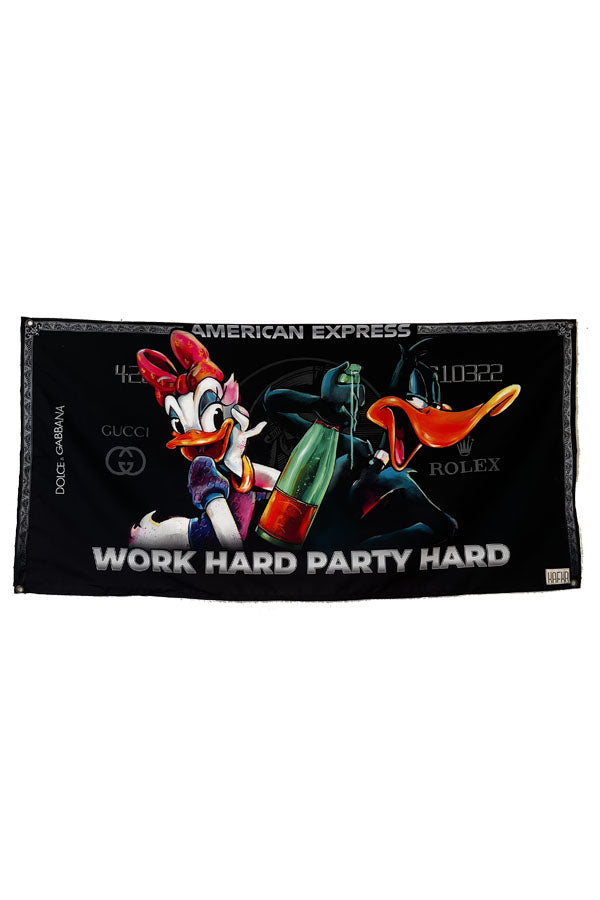 American Express: Daffy Duck version Tapesrty