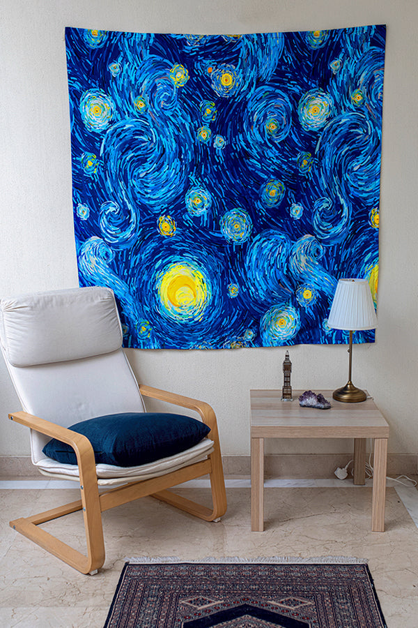 Abstract Starry Night Tapestry - Decorium Tapestries