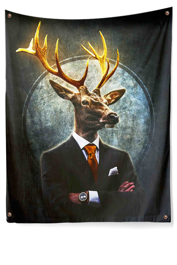 Elaphocentaur Deer Tapestry - Decorium Tapestries