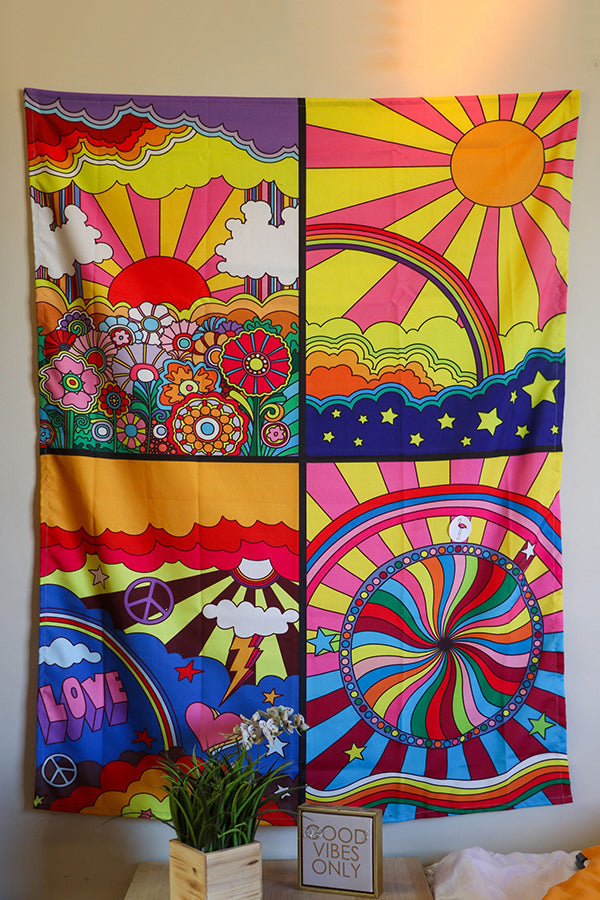 Hipster Poster Tapestry - Decorium Tapestries