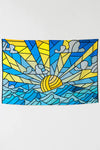 Mosaic Sunset Glass paint Tapestry - Decorium Tapestries
