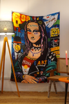 Mona Lisa Pop Art Tapestry - Decorium Tapestries