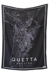 Quetta Map Tapestry - Decorium Tapestries