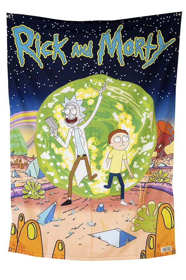 Rick And Morty Tapestry - Decorium Tapestries
