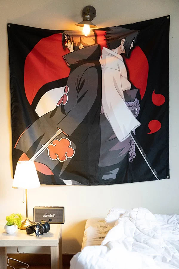 Sasuke and Itachi Tapestry - Decorium Tapestries