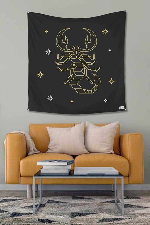 Scorpio Tapestry - Decorium Tapestries