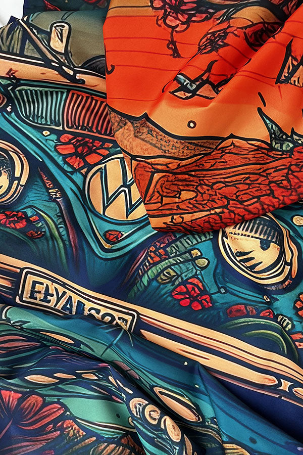 The Hippie Wagon Tapestry