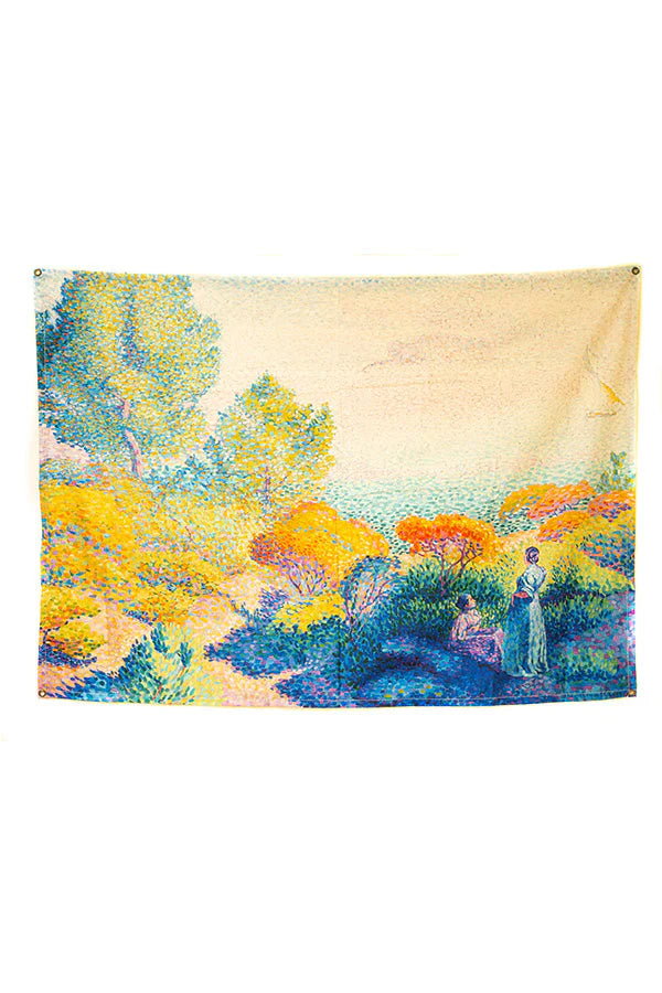 Two Woman By the Shore Tapestry - Decorium Tapestries